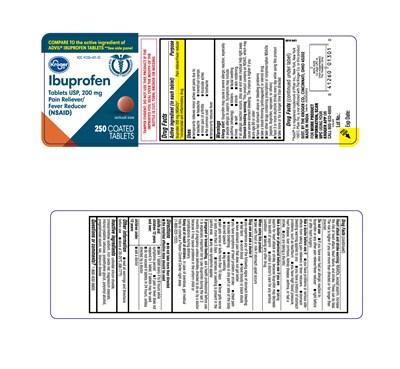 Ibuprofen 200mg Kroger 250 S Label